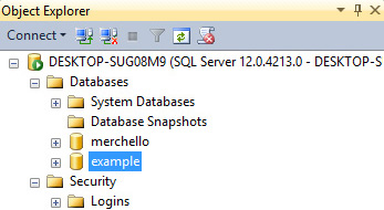 Database Listing