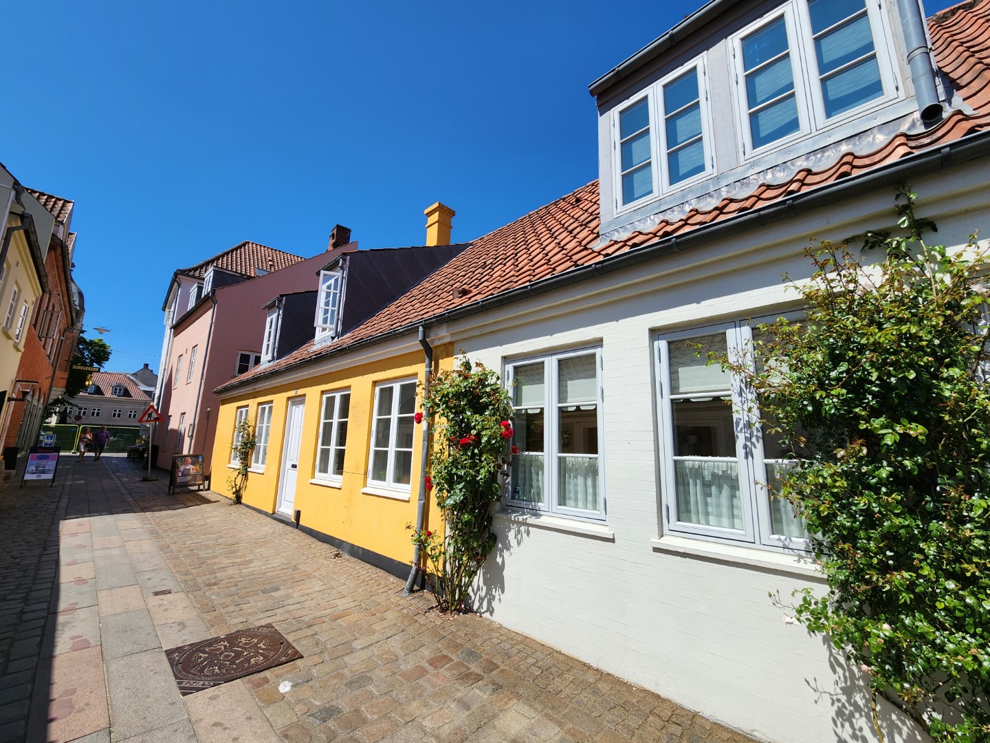 Hans Christian Andersen's yellow house.